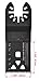 ACTOMASTER Japan Teeth Precise Oscillating Saw Blade for Oscillating Tool Multitool, Pack of 10