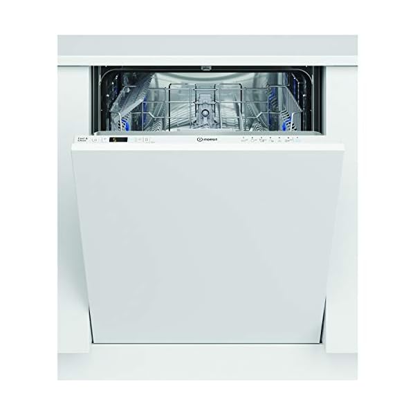 Indesit DFC 2C24 UK Freestanding Standard Dishwasher, 14 Place Settings, 6 Programs, White