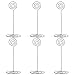 10 Pieces 8.6 inch Tall Place Card Holders Table Number Stand Table Card Holders Table Picture Holder Wire Photo Holder Menu Memo Clips (Silver) …