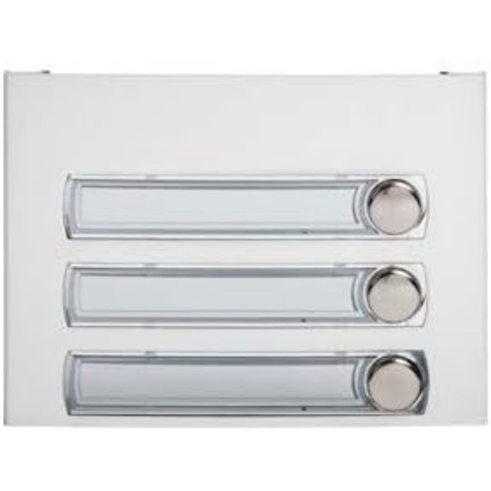 Tegui Series 7 Plates - Module 3 Push Buttons 1 Column