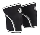 Scorpion Power Lifting Pair of 7mm Neoprene Knee Sleeves Crossfit Wraps