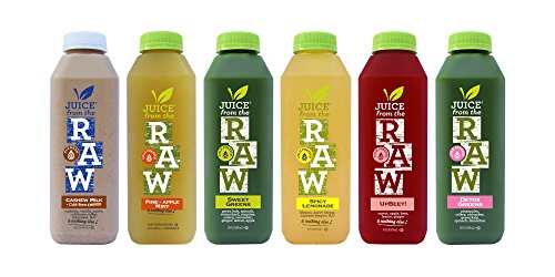 Juice from the RAW 3 Day Whenever Cleanse with Cashew Coffee Milk