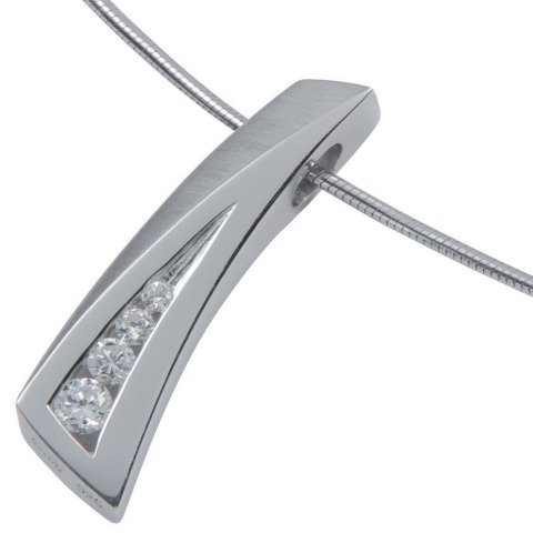 FOSSIL Damen Collier 925 Sterlingsilber 42 cm inkl. 5 cm Verlängerung JF14284040