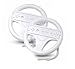 Beastron Mario Kart Racing Wheel for Nintendo Wii, 2 Sets White Color Bundlethumb 3