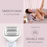 Panasonic ES-EY90-A511 Wet Dry Epilator 60 Tweezers 90° Pivot LED Light view 2