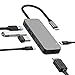 USB C Hub, Zedela USB C Adapter with 3 USB 3.0, 4K USB C to HDMI,PD Power Delivery(Thunderbolt 3),Data Transmission,6 in 1 Type C Hub for Macbook Pro/ Air,iPad Pro,ChromeBook or more Type C Laptops