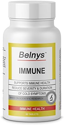 Belnys – Immune – Reduce Severity &amp; Duration of Cold Symptoms – High Potency Supplement (60 tabs)