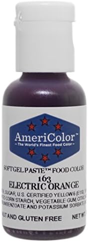 ELECTRIC ORANGE .75 Ounce Soft Gel Paste Food Color by Americolor