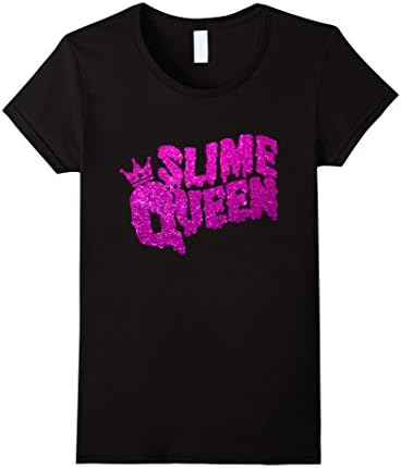 Cute DIY SLIME QUEEN Magenta Metallic Glitter Pink Shirt