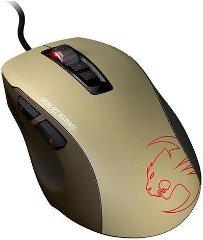 Roccat Sota Roccat Kone Pure Military- Core Performance Gaming Mouse - Optical - Cable - USB 2.0 - 5000 dpi - Scroll Wheel - 7 Button(s) - Desert Strike ROC-11-713 (Roccat SotaROC-11-713 )