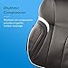 Make Lemonade Air Compression Massage Cushion | Lumbar Support and Massage with Vibration and Soothing Heat for Home, Office| Remote Controlled, Portable | Auto Adapter Included | Black