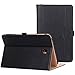 ProCase Galaxy Tab A 10.5 Case T590 T595 T597 2018 Release, Premium PU Leather Stand Cover Protective Folio Case for Galaxy Tab A 10.5 Inch Tablet with Multiple Viewing Angles Auto Sleep Wake -Black