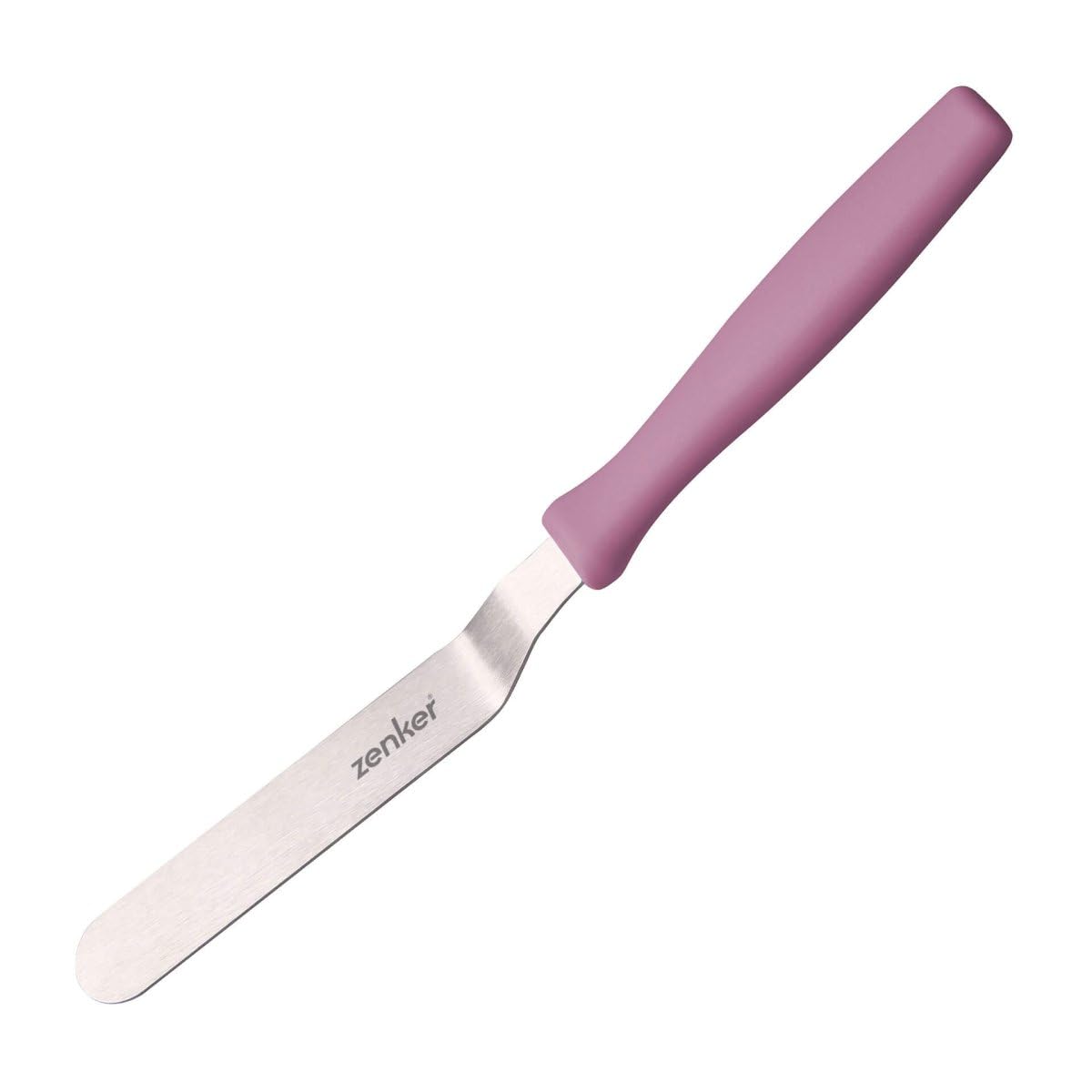 Zenker Icing Spatula, Patisserie Spatula, Stainless Steel, 5x5x2cm, Dusty Pink