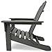Trex Outdoor Furniture by Polywood TXA53SS Trex Outdoor Furniture Cape Cod Folding Adirondack Chair, Stepping Stone