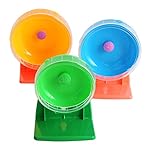 Tutuba Plastic Mouse Hamster Wheel Mouse Dwarf Exercise Toy Wheel Running Spinner Random Color