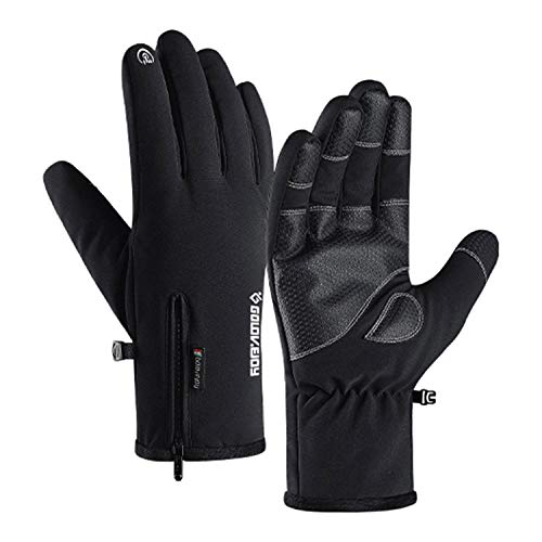 Jeniulet 100 Waterproof Winter Gloves 30℉ Warm Windproof All Fingers