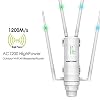 WAVLINK AC1200 Outdoor Weatherproof WiFi Extender/Wireless Access Point/Mesh with Passive POE,High Power Dual Band 2.4…