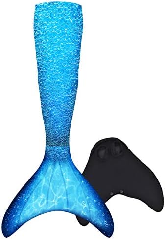 Hardking Mermaid Tails for Swimming with Monofin Mermaid Swimmable Costume Swimsuit for Girls and Adults 2Pcs Sets