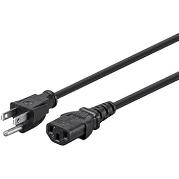 Monoprice 105294 15ft 14AWG Power Cord Cable w/ 3 Conductor PC Power Connector Socket, 15A (NEMA 5-15P to IEC-320-C13)
