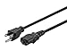 Monoprice 3ft 14AWG Power Cord Cable w/ 3 Conductor PC Power Connector Socket, 15A (NEMA 5-15P to IEC-320-C13)