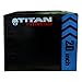 Titan Fitness 3-In-1 Heavy Foam Plyometric Box, 20-in. x 24-in. x 30-in., HIIT Exercises, MMA Training, Cross Training