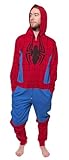 One Piece Sweatsuit - Marvel Spider-man - Zipper Costume Jumpsuit