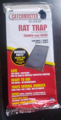 Catchmaster Rat Glue Boards - Glue Tray 48R QTY 1- 2PK