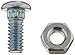 NATIONAL/SPECTRUM BRANDS HHI N280-875 Ribb Neck Bolt/Nut, 12-Pack