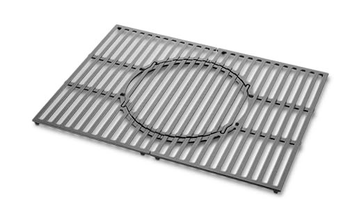 Weber Griglie di Cottura per Spirit Serie 400 (dal 2025) e Serie 300 (Prima del 2025) / in ghisa, Sistema Gourmet BBQ, per Calore ottimale e Striature di Cottura – Nero (8847)