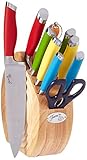 Fiesta 11 Piece Cutlery Knife Block Set, Adult, Multicolor