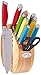 Fiesta 11 Piece Cutlery Knife Block Set, Adult, Multicolor