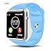 Amazingforless Bluetooth Touch Screen Smart Wrist Watch with Camera (DURAN33 - Blue)