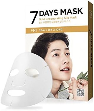 Forencos 7 Days Mask Pack Descendants of the sun Song Joong ki (10pcs) (Friday : Gold Regenerating Silk Mask)