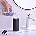 Soap Dispenser Stainless Steel Black, Kmeino Countertop Soap Dispenser Black Bottle 10 Oz, 300 ML Liquid Bottle for Kitchen Bathroom Hand Dish Lotion Dispenser