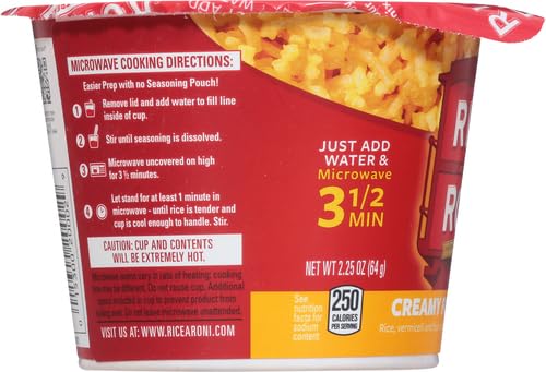 RICE-A-RONI CREAMY FOUR CHEESE RICE BLEND, 2.25 OUNCE