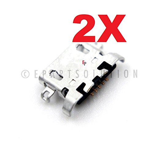 ePartSolution_2X Motorola Moto E4 XT1763 XT1765 XT1766 XT1768 USB Charger Charging Port Dock Connector USB Port Replacement Part USA Seller