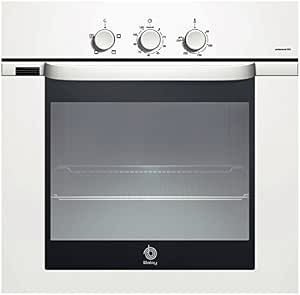 Balay 3HB503B - Horno (Horno eléctrico, 61 L, 0-250 °C, Blanco, 1 m,  Mecánico) : Amazon.es: Hogar y cocina