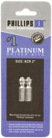 (80201) #1 Phillips with ACR bits 1" 2 pk