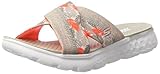 Skechers Performance Women's On The Go 400 Tropical Flip Flop, Natural/Coral Tropical, 9 M US