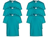 Gildan Boys Heavy Cotton 100% Cotton T-Shirt (Pack of 6)