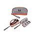 BUBM Universal Unisex Cord Handbag Case Makeup Cosmetic Storage Bags Pouch Travel Kit Organizer, Grey, Small