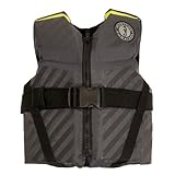 Mustang Survival - Mustang Lil' Legends 70 Youth Vest - 50-90lbs - Fluorescent Yellow-Green/Gray