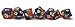 Polyhedral Dice Sets Rainbow Dice - for Great for Dungeons and Dragons Tabletop, Roleyplaying & DND Games, Math & MTG Including Pouch
