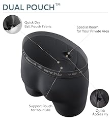 DAVID ARCHY Men's Dual Pouch Underwear Micro Modal