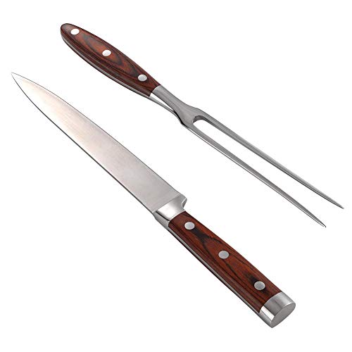 Barbecue Fork Tool Set Knife Stainless Steel Barbecue Carving Outdoor Durable Fork And Knife Set Camping Picnic
