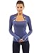 PattyBoutik Women Bolero Button Long Sleeve Blouse (Blue Medium)