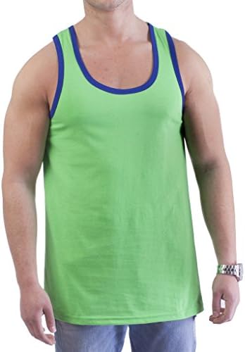 North Gate Mens Soft Tag Free Tank Top A Shirts XX-Large, green