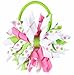 Hair Ties, HipGirl 12pc 3.5''Hair Bow Ponytail Holder W/Korker Ribbon, No Metal Crease Ouchless Elastic Rubber Band with Cheer Bows, Match Outfit and Dress
