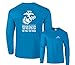 USMC The Few The Proud white emblem Marines F&B Long Sleeve T-Shirt