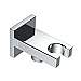 SR SUN RISE Solid Brass Square Handheld Shower Head Bracket Holder Wall Mount,Concealed installation Polished Chrome Finish